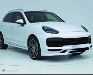 ลิ้นหน้า + ไฟหน้า Matrix PORSCHE Cayenne 958.2 ปี 15-17 แปลงโฉมรุ่นเก่าเป็นรุ่นใหม่ ทรง Turbo + TKT สไตล์ปี 23 by KM