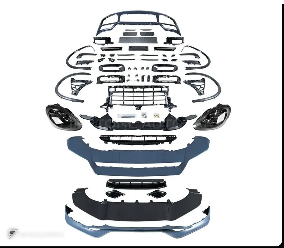 前唇 + 大灯 Matrix PORSCHE Cayenne 958.2 年 15-17 老款升级新款款式 GTS + TKT 款 23 by KM