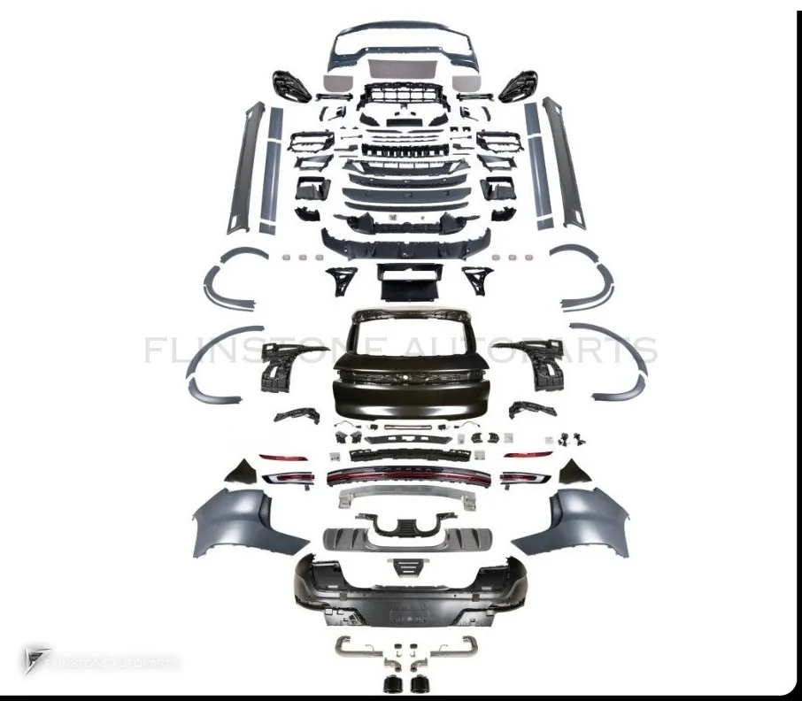 ชุดแต่งรอบคัน PORSCHE Cayenne 958.2 ปี 15-17 แปลงโฉมรุ่นเก่าเป็นรุ่นใหม่ ทรง Turbo GT สไตล์ปี 25 (เวอร์ชันย่อ) by KM