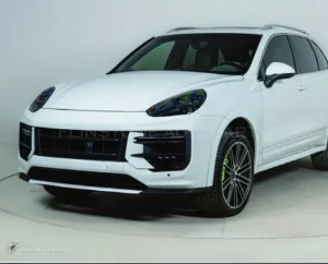 后保险杠套件/扩散器 PORSCHE Cayenne 958.2 年 15-17 老款升级新款款式 Turbo GT + GTS 款 25 by KM