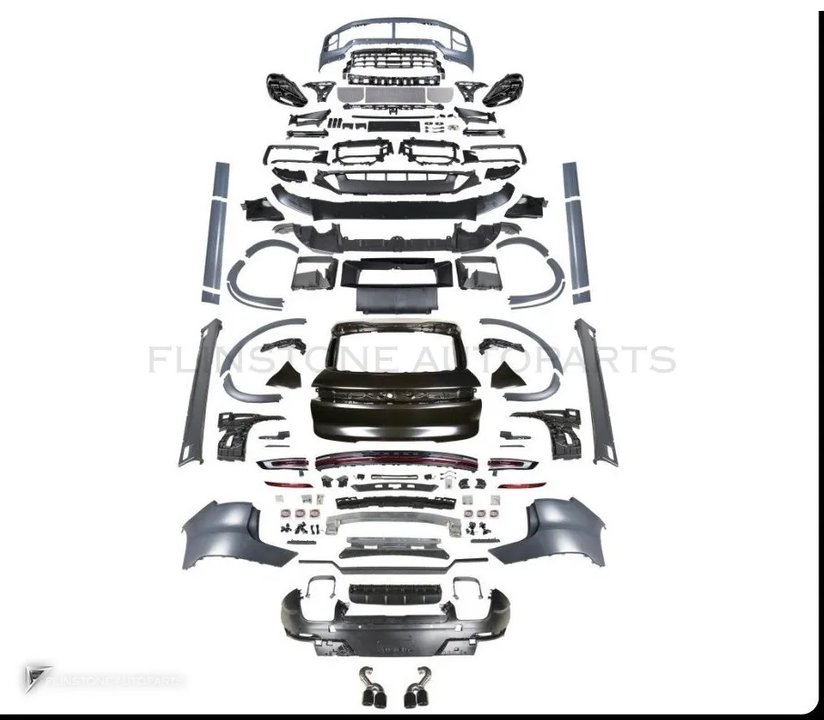 ชุดแต่งรอบคัน PORSCHE Cayenne 958.2 ปี 15-17 แปลงโฉมรุ่นเก่าเป็นรุ่นใหม่ ทรง GTS สไตล์ปี 25 (เวอร์ชันย่อ) by KM