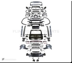 ชุดแต่งรอบคัน PORSCHE Cayenne 958.2 ปี 15-17 แปลงโฉมรุ่นเก่าเป็นรุ่นใหม่ ทรง Turbo สไตล์ปี 25 (เวอร์ชันย่อ) by KM