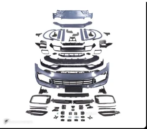 Full Body Kit PORSCHE Cayenne 9Y0.1 year 18-23 base-to-top-spec upgrade style Turbo + TKT Coupe by KM