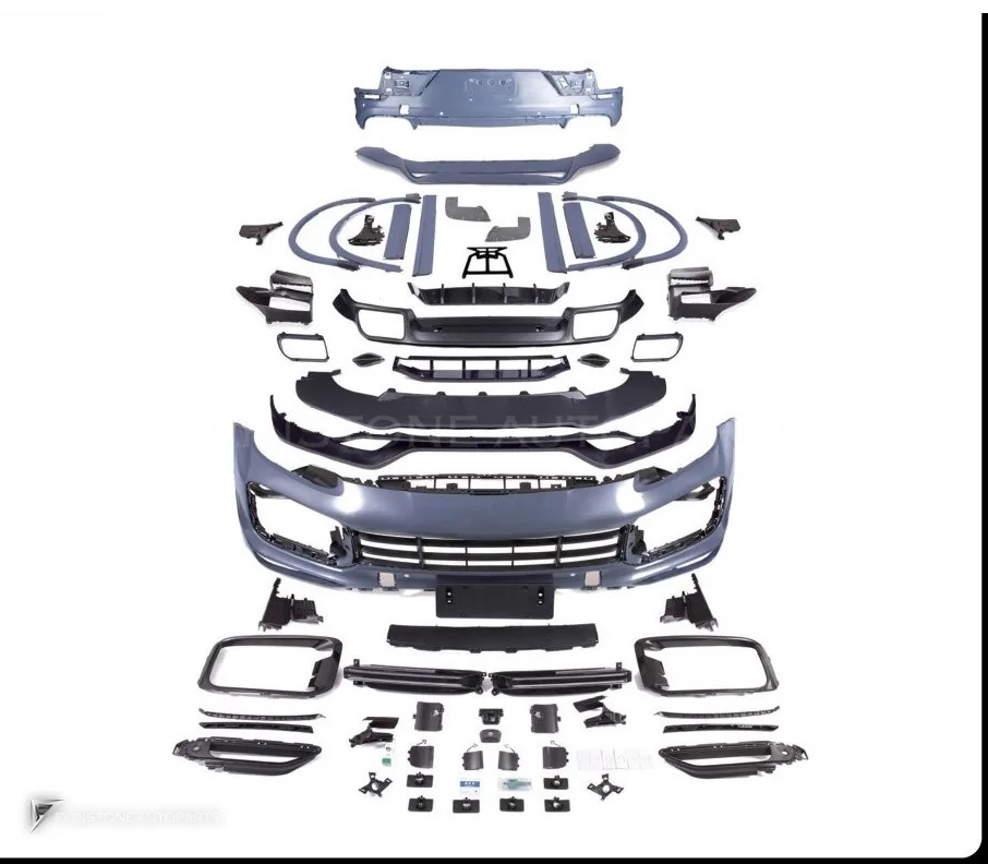 Full Body Kit PORSCHE Cayenne 9Y0.1 year 18-23 base-to-top-spec upgrade style Turbo + TKT Coupe by KM