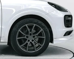 ชุดลิ้นหน้า-หลัง + โป่งซุ้มล้อ + แผงประตู + กันชนกลางหลัง + สเกิร์ตข้าง PORSCHE Cayenne 9Y0.1 ปี 18-23 อัพเกรดรุ่นล่างเป็นรุ่นท็อป ทรง Turbo + GTS + TKT + SD by KM