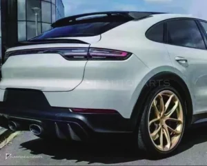 ชุดลิ้นหน้า-หลัง + โป่งซุ้มล้อ + แผงประตู PORSCHE Cayenne 9Y0.1 ปี 18-23 อัพเกรดรุ่นล่างเป็นรุ่นท็อป ทรง Turbo GT + GTS + SD Coupe (รีโปร) by KM