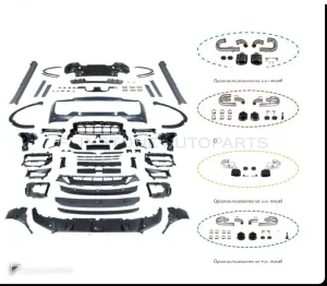 Full Body Kit PORSCHE Cayenne 9Y0.1 year 18-23 pre-facelift to facelift conversion style Turbo GT Coupe style 25 by KM
