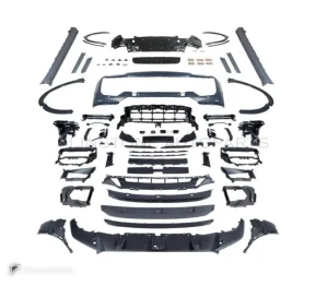 Full Body Kit PORSCHE Cayenne 9Y0.1 year 18-23 pre-facelift to facelift conversion style Turbo GT + GTS Coupe style 25 by KM