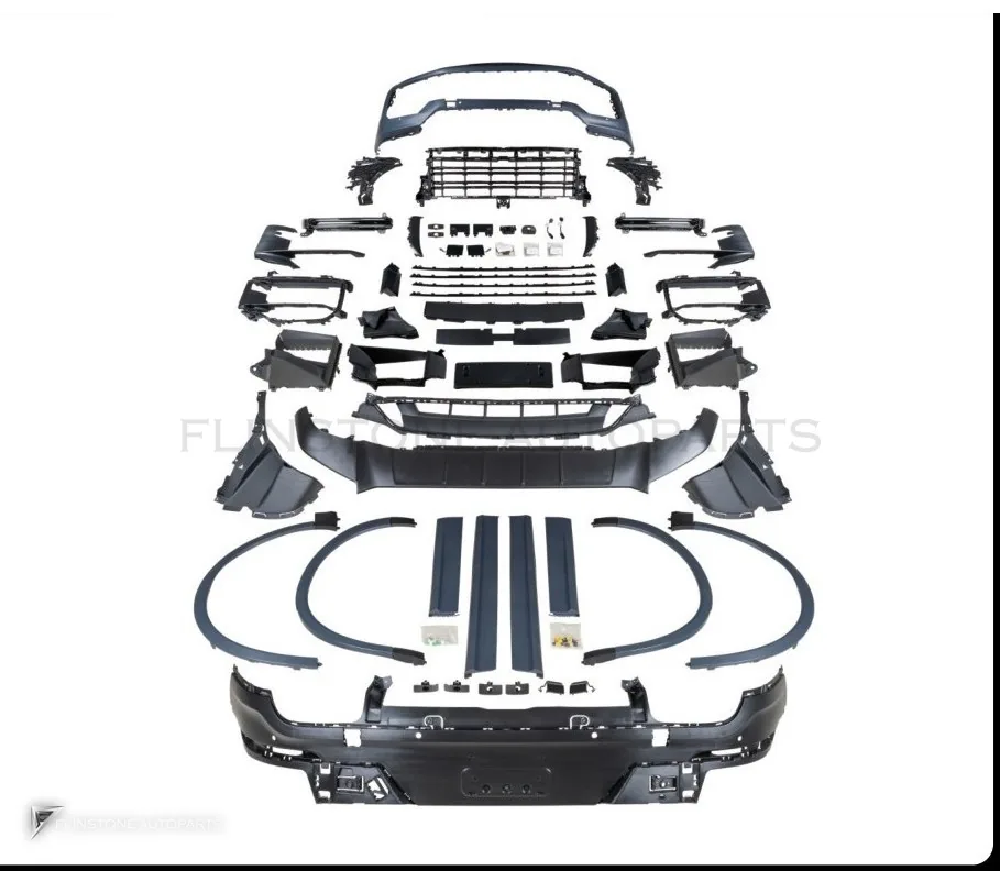 Full Body Kit PORSCHE Cayenne 9Y0.1 year 18-23 pre-facelift to facelift conversion style Turbo Coupe style 25 by KM