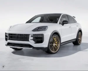 Full Body Kit + carbon roof spoiler PORSCHE Cayenne 9Y0.1 year 18-23 pre-facelift to facelift conversion style Turbo GT Coupe style 25 by KM