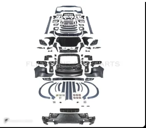 Full Body Kit PORSCHE Cayenne 9Y0.1 year 18-23 pre-facelift to facelift conversion style Turbo GT + GTS Coupe style 25 by KM