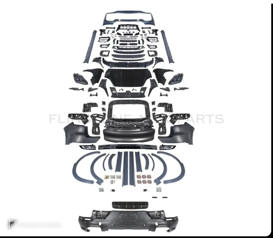 Full Body Kit PORSCHE Cayenne 9Y0.1 year 18-23 pre-facelift to facelift conversion style Turbo GT + GTS Coupe style 25 by KM