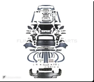 Full Body Kit PORSCHE Cayenne 9Y0.1 year 18-23 pre-facelift to facelift conversion style GTS style 25 by KM