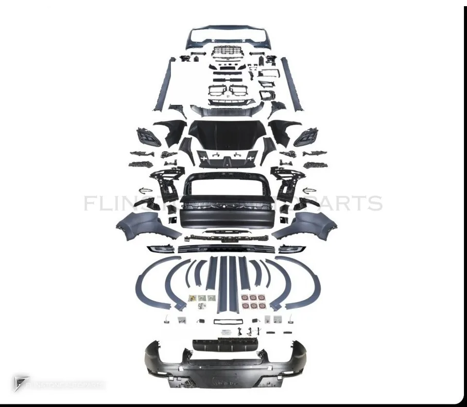 Full Body Kit PORSCHE Cayenne 9Y0.1 year 18-23 pre-facelift to facelift conversion style GTS style 25 by KM