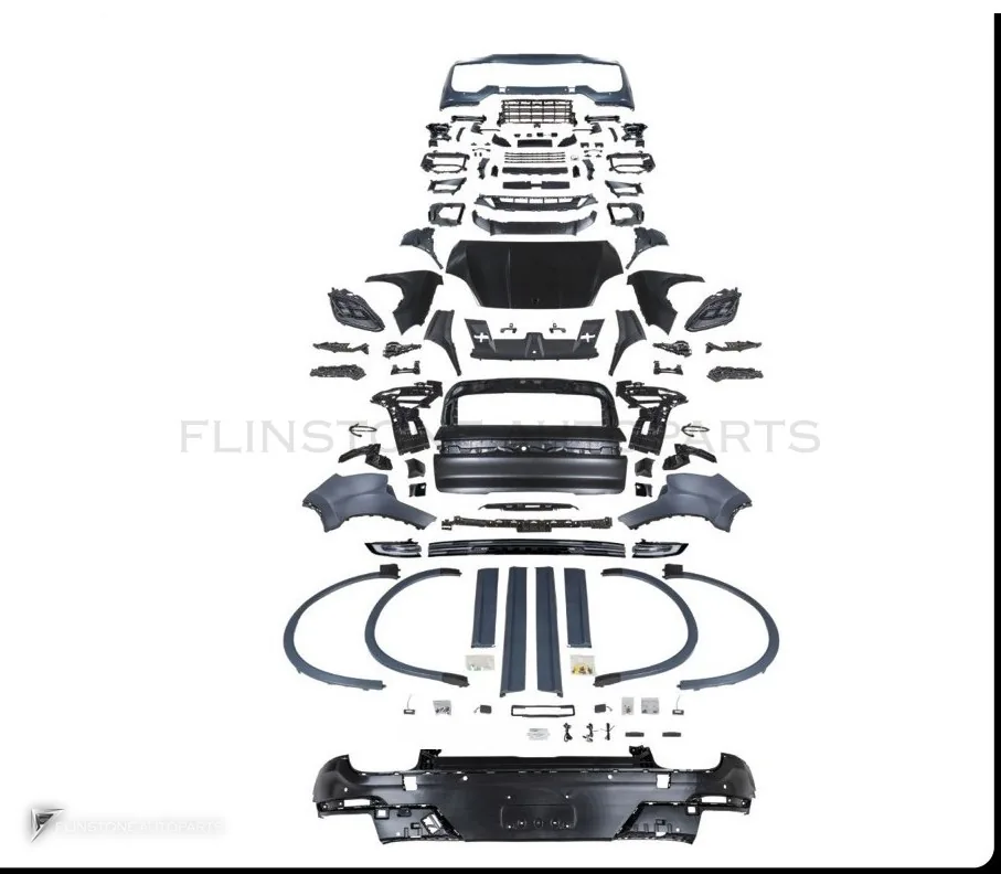 Full Body Kit PORSCHE Cayenne 9Y0.1 year 18-23 pre-facelift to facelift conversion style Turbo style 25 by KM