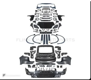 Full Body Kit PORSCHE Cayenne 9Y0.1 year 18-23 pre-facelift to facelift conversion style Turbo Coupe style 25 by KM