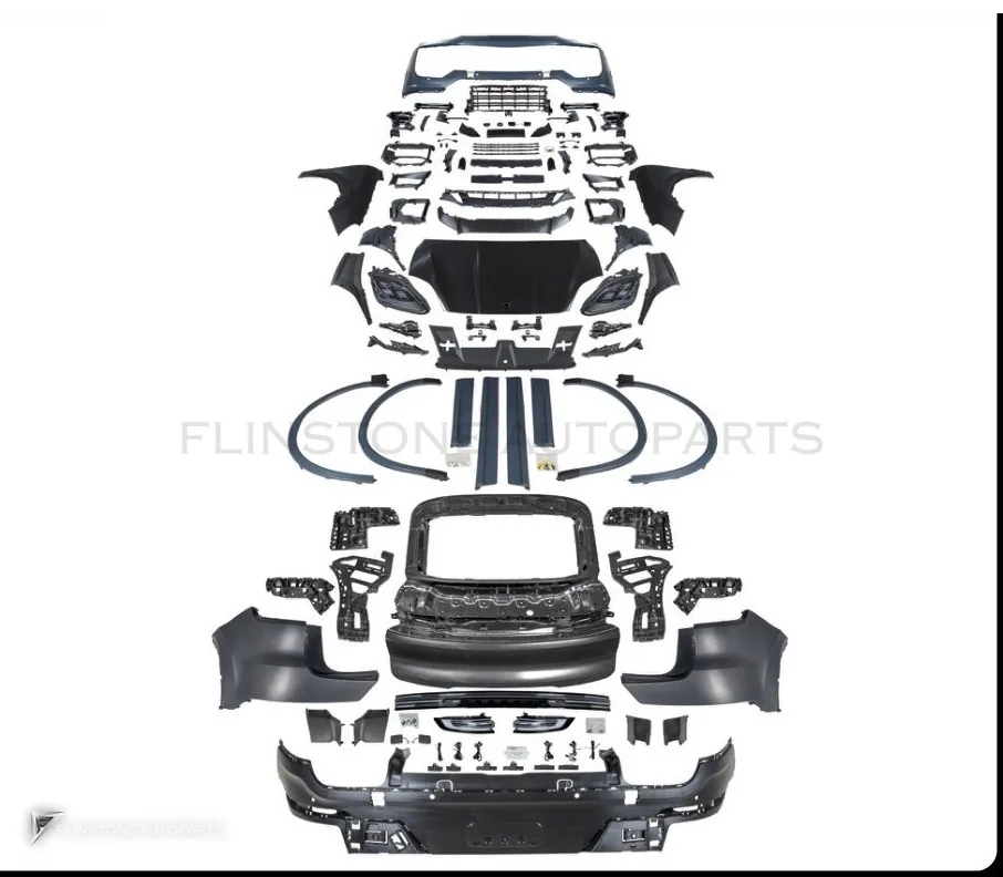 Full Body Kit PORSCHE Cayenne 9Y0.1 year 18-23 pre-facelift to facelift conversion style Turbo Coupe style 25 by KM