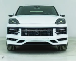 ชุดลิ้นหน้า-หลัง + กันชนกลางหลัง PORSCHE Cayenne 9Y0.2 ปี 24 ขึ้นไป อัพเกรดรุ่นล่างเป็นรุ่นท็อป ทรง Turbo + TKT by KM