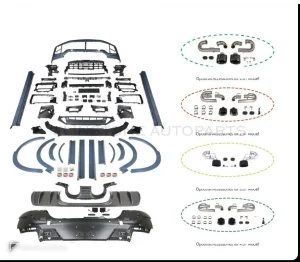 全车包围套件 PORSCHE Cayenne 9Y0.2 年 24 起低配升高配款式 Turbo GT + GTS by KM