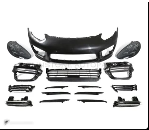 ชุดกันชนหน้า + ไฟหน้า Matrix PORSCHE Panamera 970.1 ปี 10-13 แปลงไมเนอร์เชนจ์รุ่นต้นเป็นรุ่นปลาย ทรง Turbo สไตล์ปี 16 by KM