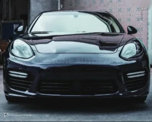ชุดกันชนหน้า + ไฟหน้า Matrix PORSCHE Panamera 970.1 ปี 10-13 แปลงไมเนอร์เชนจ์รุ่นต้นเป็นรุ่นปลาย ทรง Turbo สไตล์ปี 16 by KM