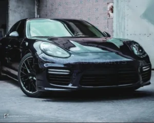 ชุดกันชนหน้า + ไฟหน้า Matrix PORSCHE Panamera 970.1 ปี 10-13 แปลงไมเนอร์เชนจ์รุ่นต้นเป็นรุ่นปลาย ทรง Turbo สไตล์ปี 16 by KM