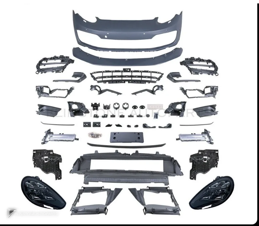 ชุดกันชนหน้า + ไฟหน้า Matrix PORSCHE Panamera 970.1 ปี 10-13 แปลงโฉมรุ่นเก่าเป็นรุ่นใหม่ ทรง GTS สไตล์ปี 23 by KM