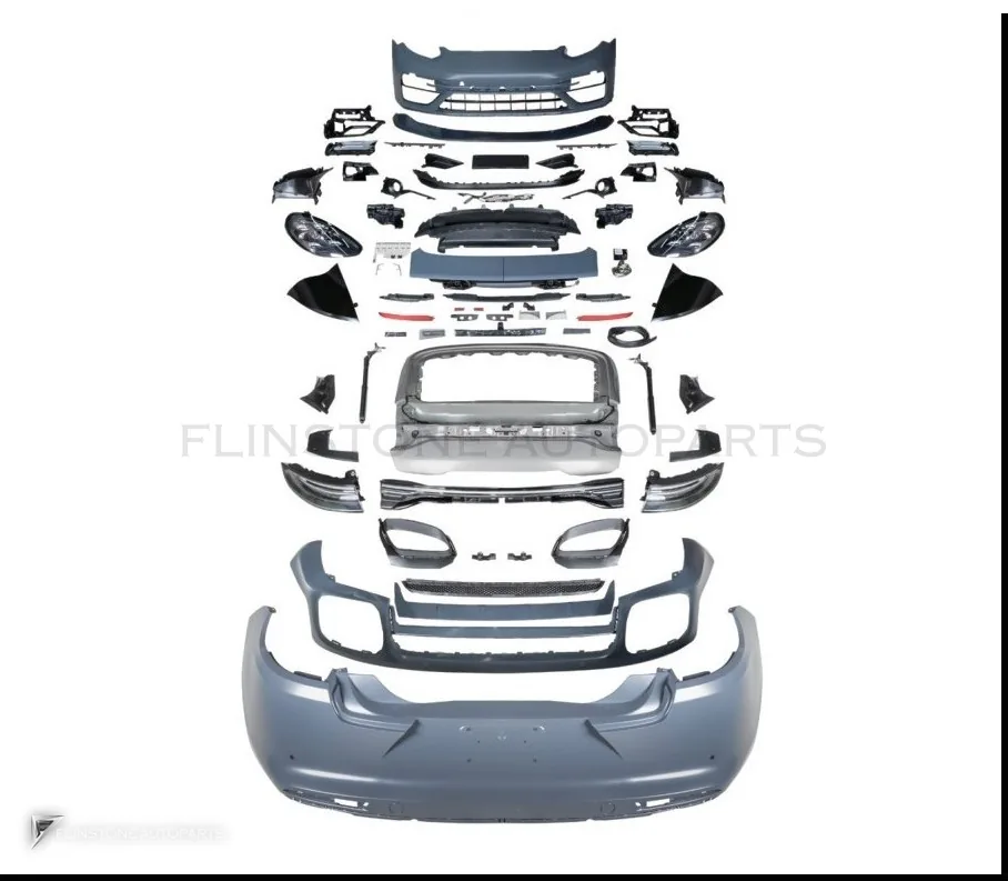 full body kit with no body cutting PORSCHE Panamera 970.1 year 10-13 old-to-new facelift conversion style 23 by KM