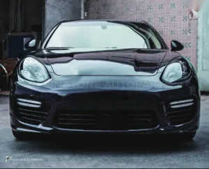 ชุดกันชนหน้า PORSCHE Panamera 970.2 ปี 14-16 อัพเกรดรุ่นล่างเป็นรุ่นท็อป ทรง Turbo by KM