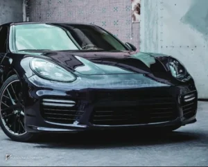 ชุดกันชนหน้า PORSCHE Panamera 970.2 ปี 14-16 อัพเกรดรุ่นล่างเป็นรุ่นท็อป ทรง Turbo by KM