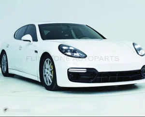 ชุดกันชนหน้า + ไฟหน้า Matrix PORSCHE Panamera 970.2 ปี 14-16 แปลงโฉมรุ่นเก่าเป็นรุ่นใหม่ ทรง GTS สไตล์ปี 23 by KM
