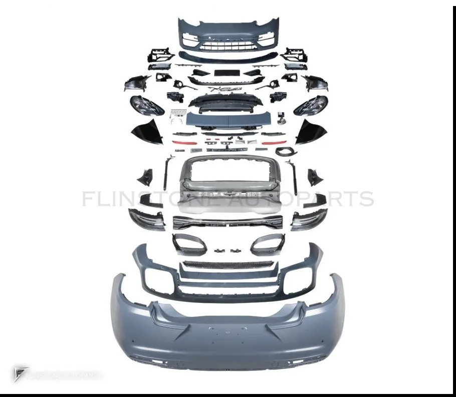 full body kit with no body cutting PORSCHE Panamera 970.2 year 14-16 old-to-new facelift conversion style 23 by KM