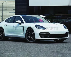 ชุดกันชนหน้า PORSCHE Panamera 971.1 ปี 17-20 แปลงไมเนอร์เชนจ์รุ่นต้นเป็นรุ่นปลาย ทรง OE สไตล์ปี 23 by KM