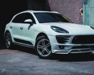 ชุดลิ้นหน้า-หลัง PORSCHE Macan 95B.1 ปี 14-17 อัพเกรดรุ่นล่างเป็นรุ่นท็อป ทรง KDA by KM