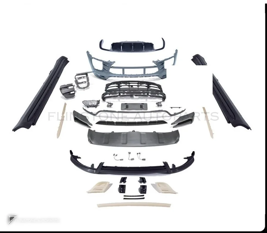 ชุดแต่งรอบคัน PORSCHE Macan 95B.1 ปี 14-17 อัพเกรดรุ่นล่างเป็นรุ่นท็อป ทรง Turbo + TKT by KM
