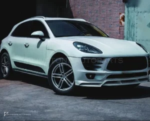 ชุดลิ้นหน้า-หลัง PORSCHE Macan 95B.2 ปี 18-21 อัพเกรดรุ่นล่างเป็นรุ่นท็อป ทรง KDA by KM