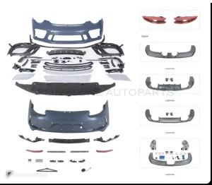 ชุดแต่งรอบคัน PORSCHE 911 991.1 ปี 12-16 แปลงไมเนอร์เชนจ์รุ่นต้นเป็นรุ่นปลาย ทรง GT3 สไตล์ปี 19 (ไม่มีไฟท้ายยาว) by KM