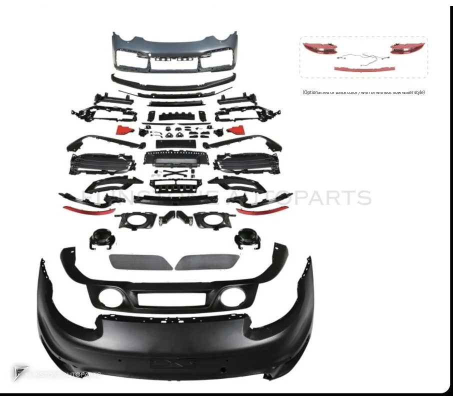 ชุดแต่งรอบคัน PORSCHE 911 991.1 ปี 12-16 แปลงโฉมรุ่นเก่าเป็นรุ่นใหม่ ทรง Turbo + SD สไตล์ปี 24 by KM
