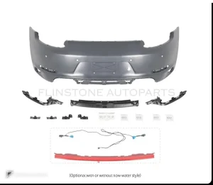 ชุดกันชนหลัง/ดิฟฟิวเซอร์ PORSCHE 911 991.2 ปี 17-19 อัพเกรดรุ่นล่างเป็นรุ่นท็อป by KM