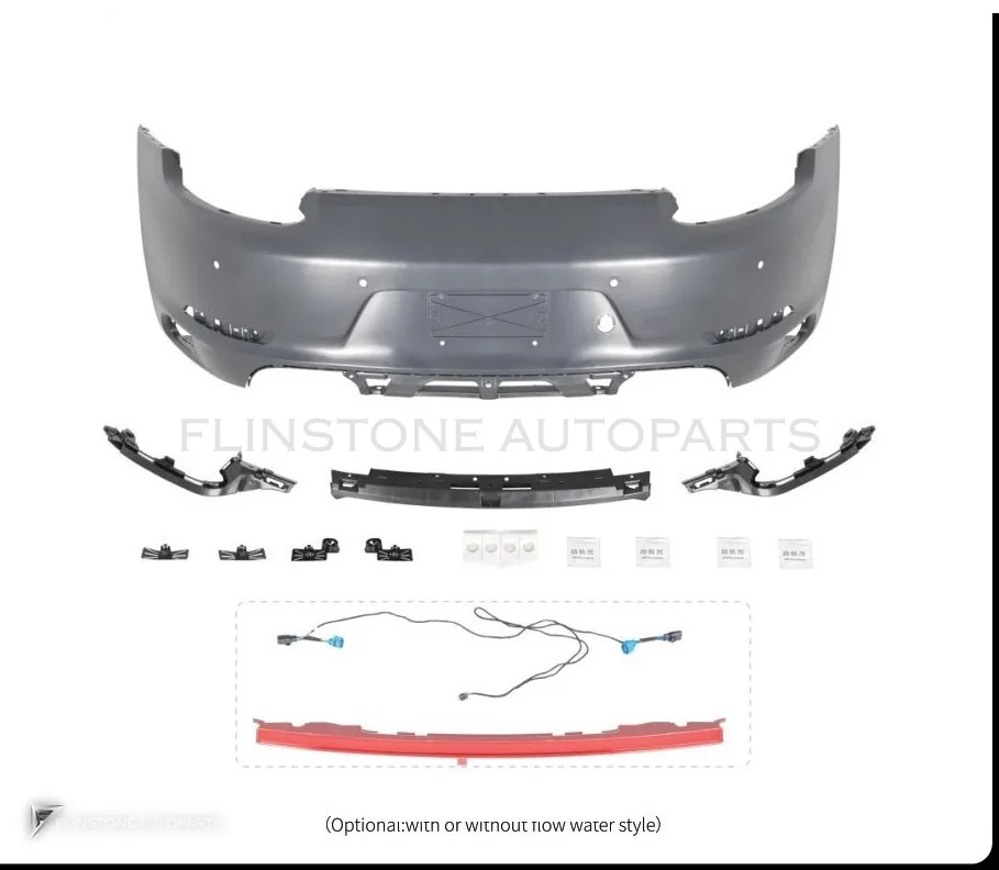 ชุดกันชนหลัง/ดิฟฟิวเซอร์ PORSCHE 911 991.2 ปี 17-19 อัพเกรดรุ่นล่างเป็นรุ่นท็อป by KM