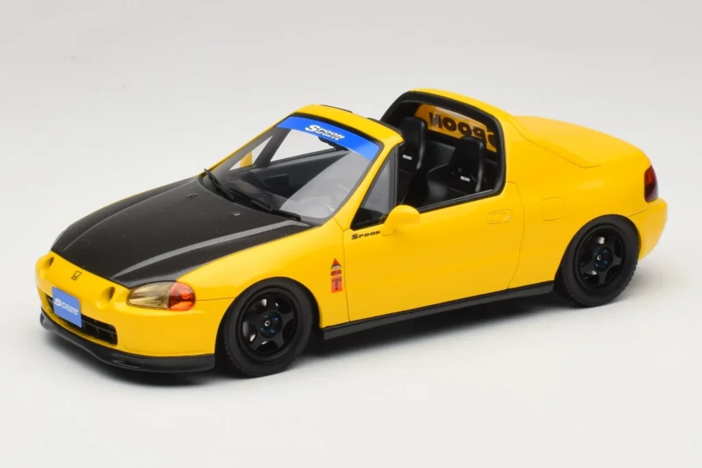 Model 1:18 Honda Civic del Sol Spoon Phoenix yellow Otto