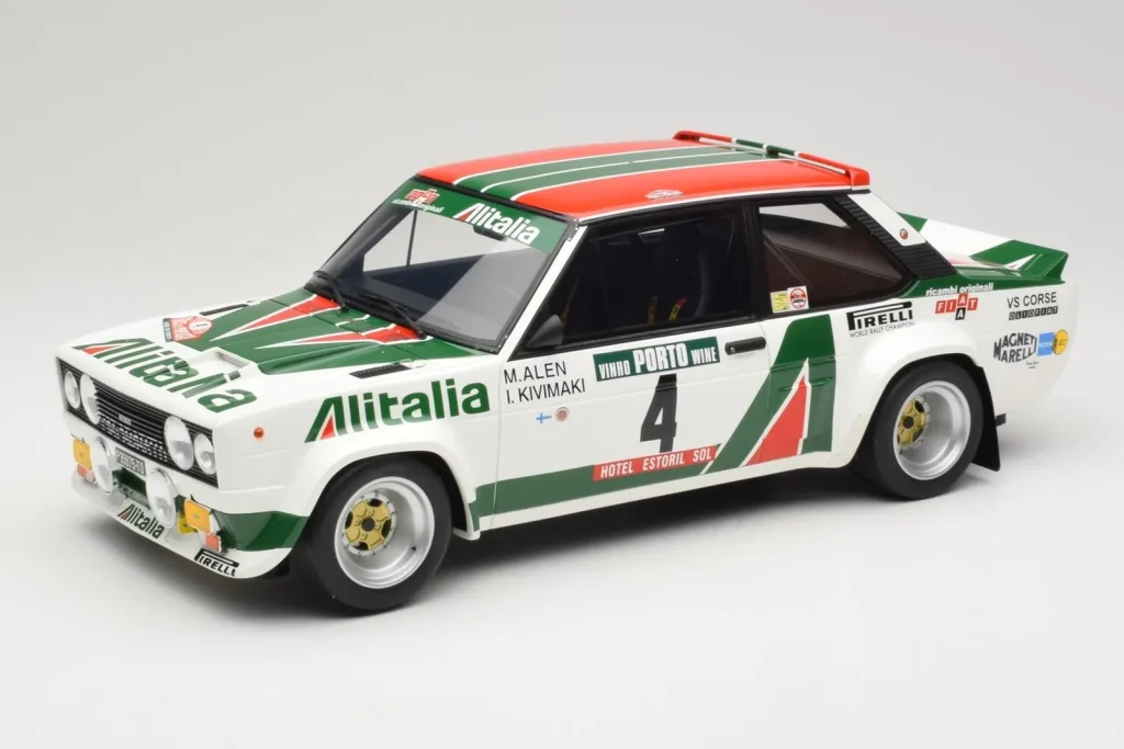 车型 1:12 Fiat 131 Abarth #5 M. Alen / I. Kivimaki Rally Portugal 年 1978 Otto