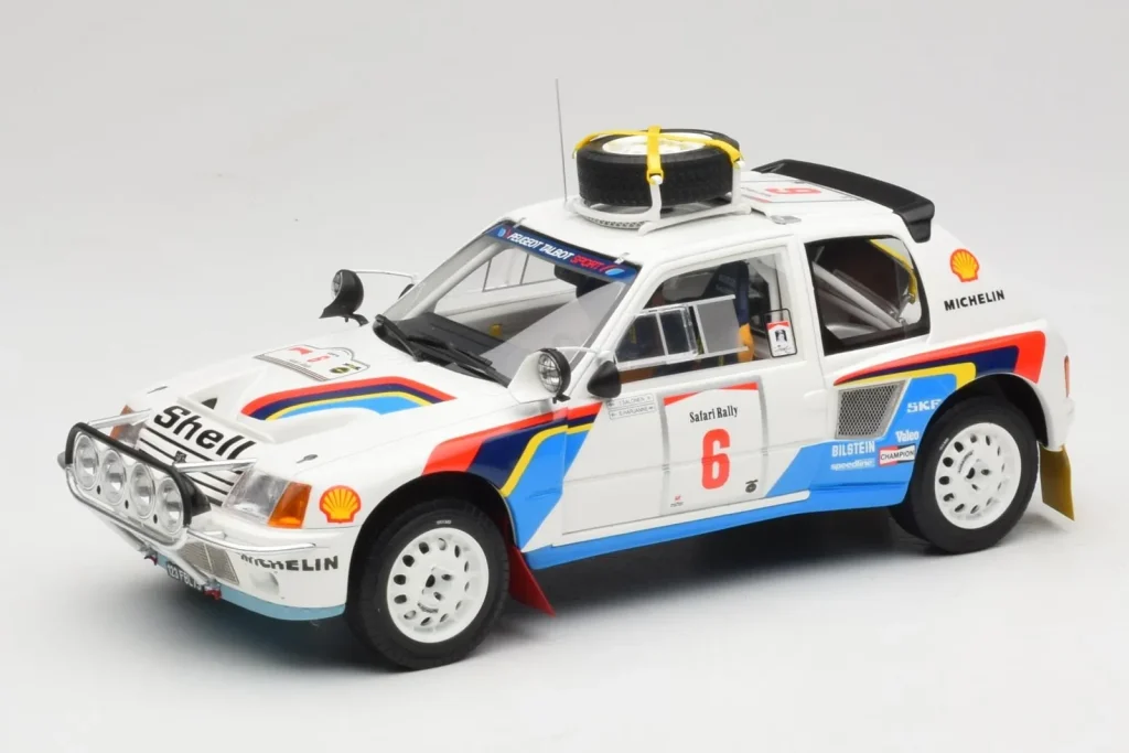 Model 1:18 Peugeot 205 T16 Peugeot Talbot Sport T. Salonen / S. Harjanne Safari Rally year 1985 Otto