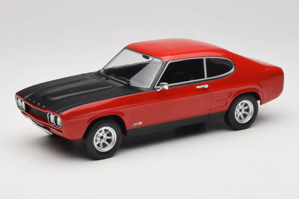 โมเดลรถ 1:18 Ford Capri Mk1 RS 2600 Red with Black Hood MCG