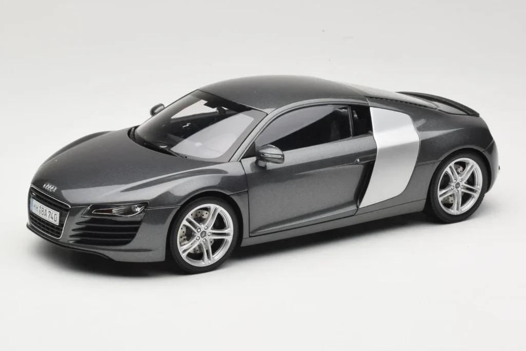 โมเดลรถ 1:18 Audi R8 Type 42 4.2 Daytona สีเทา Kyosho (มือสอง)