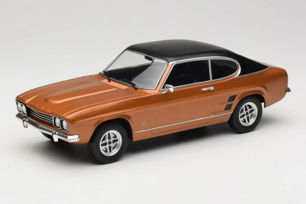 โมเดลรถ 1:18 Ford Capri Mk1 GXL สีน้ำตาลเมทัลลิก MCG