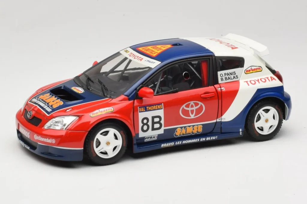 โมเดลรถ 1:18 Toyota Auris WRC #8 Panis / Balas WRC ปี 2003 Solido (มือสอง)