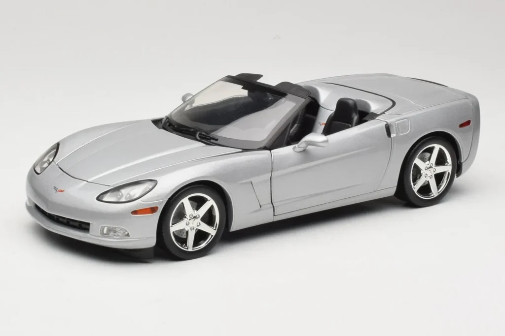 车型 1:18 Chevrolet Corvette C6 Cabriolet 银色 Hot Wheels