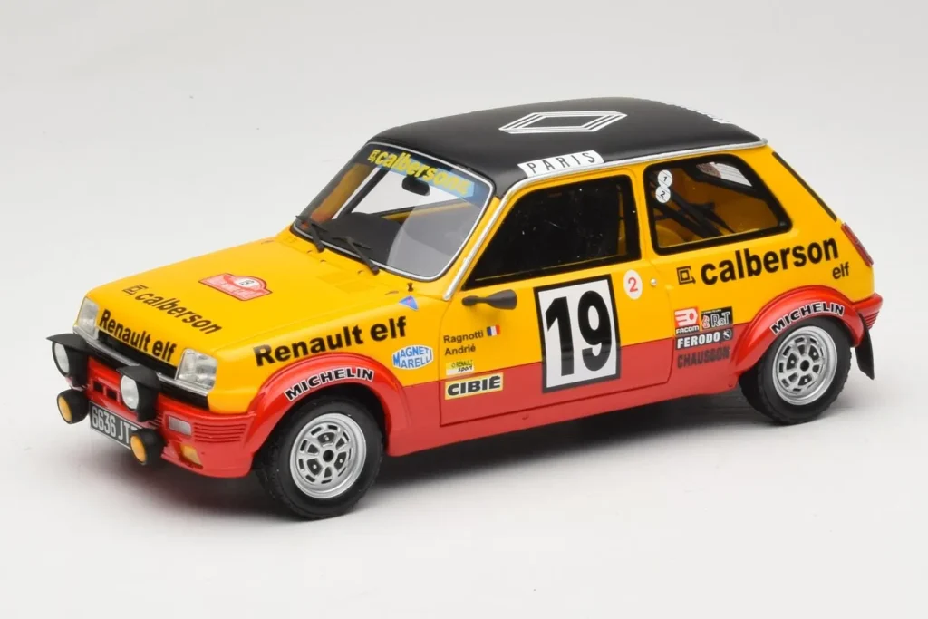 Model 1:18 Renault 5 Group 2 #19 Rally Monte Carlo year 1978 Otto