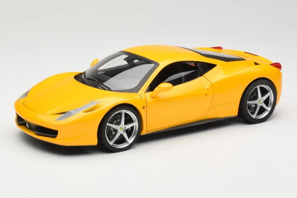 车型 1:18 Ferrari 458 Italia 黄色 Hot Wheels